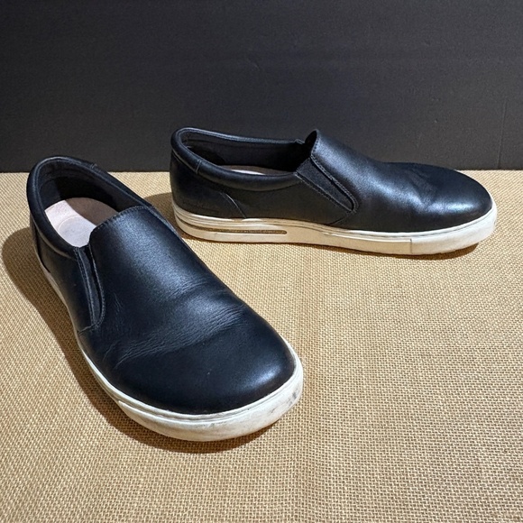 Birkenstock Oswego Mens Shoes US: 45 (US 12- 12.5) Black Leather Slip On Sneaker - Picture 1 of 12